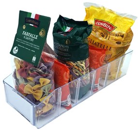 usporadejto.cz Úložný box, ideálny do špajzy, s etiketou + 2 priehradky, BITO, 40x13 cm