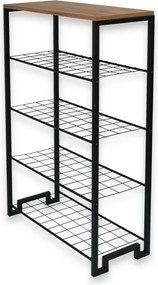 Skrinka na topánky Nancy Atlantic Pine and Black