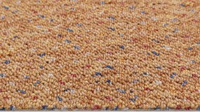 Betap, Metrážny koberec Virtuose 23, na mieru, šíře 4m, oranžová, filc, chodba / predsieň