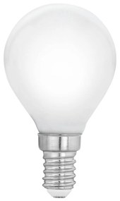 LED žiarovka E14 P45 4 W, teplá biela, opál