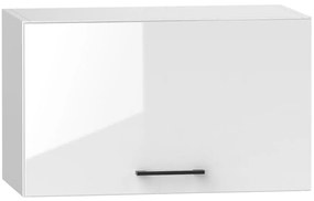 Kuchynská skrinka Oscar W60OKGR biely lesk/biela