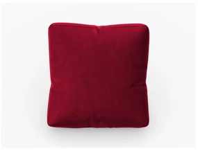 Červený zamatový vankúš k modulárnej pohovke Rome Velvet - Cosmopolitan Design