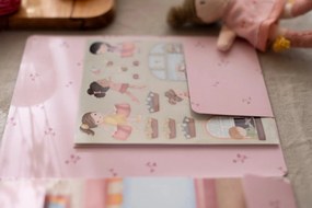 Knižka so samolepkami Nakupovanie Rosa