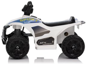 Elektrické autíčko QUAD Kids E-ATV biele
