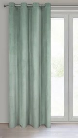 Luxusný velúrový záves v jemnej mentolovej farbe Šírka: 140 cm | Dĺžka: 250 cm