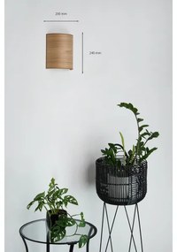 Brilagi - Nástenné svietidlo SEMI 1xE27/15W/230V pr. 20 cm hnedá