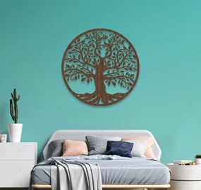 Drevený strom z motívom vtáčikov - Dub bronze