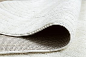 Dywany Łuszczów, Kusový koberec Mode 8589 geometric cream, 80x150, biela, kancelária