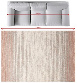 Koberec Softness cream/nude rose 160x230cm