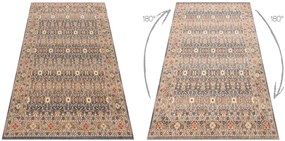 Koberec LEGEND 468 12 GB500 OSTA - Ornament / rám, exkluzívny béžový / sivý