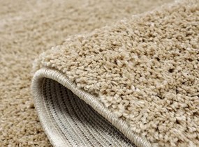 Koberec Shaggy 80x150 cm, béžový