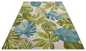 Zeleno-tyrkysový vonkajší koberec 285x200 cm Flair - Hanse Home