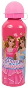 Detská kovová fľaša TRUE PRINCESS 500 ml ružová