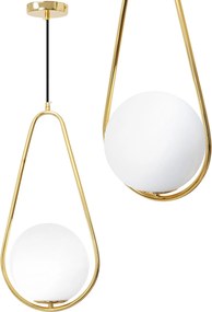 Toolight - Stropné svietidlo 1xE27 60W APP472-1CP, zlatá, OSW-00650