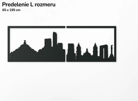 drevko Obraz Mexiko panoráma Rozmer obrazu: 29,5 x 89 cm, Farba dekorácie: Čierna