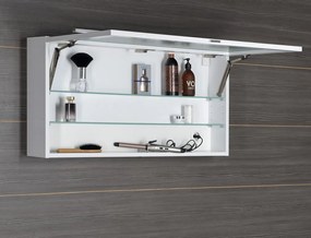 Sapho Sapho, CLOE galérka s LED osvetlením, 120x50x18cm, biela, CE120-0030