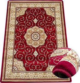 BE Koberec Adora 5792 Red – červený obdĺžnikový Rozmer: 140x190 cm