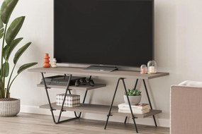 TV stolík ESSEL SIDE 110 cm, MDF, mocha