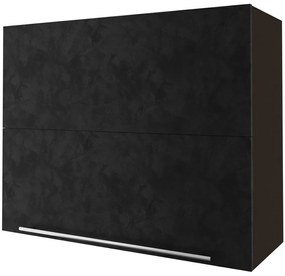 Skrinka do kuchyne Malmo Ares black W8B/90 HK AVENTOS lava