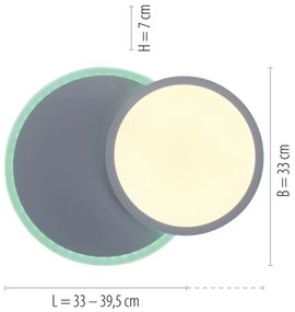 Leuchten Direkt 11662-16 - LED RGB Stmievateľné svietidlo ARENDA LED/21W/230V + DO