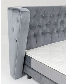 Boxspring Benito Moon posteľ sivá 180x200cm