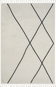 My Flair, Kusový koberec Moroccan Oasis weiß, 160x230, čiernobiela, obývacia izba