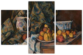 Obraz - Paul Cézanne, Still Life with Apples and Peaches, reprodukcia (90x60 cm)