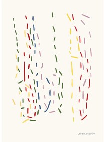 The Poster Club Plagát 1 - 2 - Many by Leise Dich Abrahamsen 50x70 cm