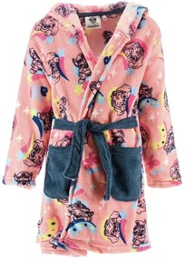 Detský / dievčenský coral fleece župan s kapucňou Tlapková patrola - Paw Patrol, EU 98 Ružová