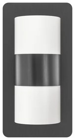 Eglo 98086 - Vonkajšie nástenné svietidlo CISTIERNA 2xE27/10W/230V antracit IP44