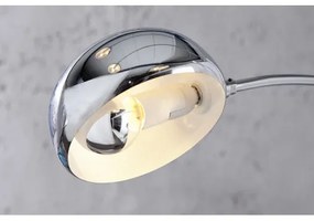 Stojaca lampa 7365 Lesklý chróm/Biela  - Komfort-nábytok