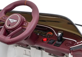 Ramiz Elektrické autíčko Bentley Bacalar pre deti biele + diaľkové ovládanie + EVA + LED audio + pomalý štart