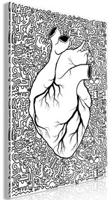 Artgeist Obraz - Clean Heart (1 Part) Vertical Veľkosť: 80x120, Verzia: Premium Print