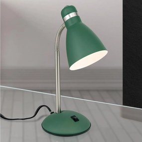 Orion - Stolná lampa SCHOOL 1xE27/40W/230V zelená/matný chróm