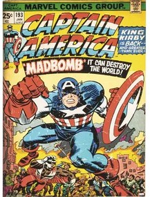 Obraz na plátne Marvel - Captain Amerika 50x70 cm