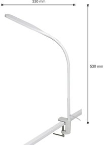 LED Stmievateľná lampa 3v1 LED/10W/230V 3000/4000/6000K CRI 90 biela