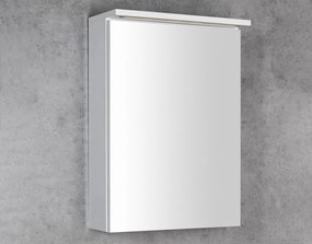 Aqualine Aqualine, KAWA STRIP Galérka s LED osvetlením 50x70x22cm, biela, WGL50S
