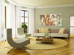 Obraz na plátne ŠTYRI ROČNÉ OBDOBIA – Alfons Mucha