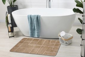 Kúpeľňový koberček SUPREME LINES línie, béžový