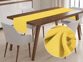 Biante Dekoračný behúň na stôl Rongo RG-090 Svetlo žltý 45x120 cm