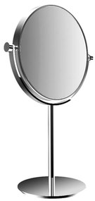 Emco Cosmetic mirrors Pure - Stojace okrúhle holiace a kozmetické zrkadlo, Ø 177 mm, 3 násobné zväčšovanie, chróm 109400116