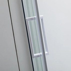 BPS-koupelny Asymetrický sprchový kút MAJA WH L 115x85 cm ľavý, biely/transparent v sete s hlbokou sprchovou vaničkou