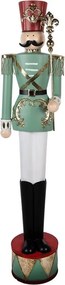Kovová dekorácia Luskáčik Nutcracker - 34*29*152 cm