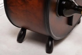 Invicta Interior -  Extravagantný stojan na víno CELLO 133 cm hnedý, borovica
