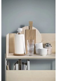 Stojan na papierové utierky z dubového dreva s bielym detailom z porcelánu Kähler Design Hammershoi