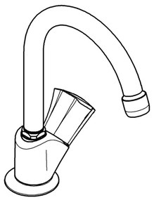 GROHE 20393001 - Stojánkový ventil COSTA L DN 15 lesklý chróm