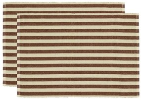 Prestieranie v súprave 2 ks s prímesou juty 33x48 cm Statement Stripe – Södahl