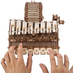 Ugears 3D drevené mechanické puzzle Programovateľná celesta