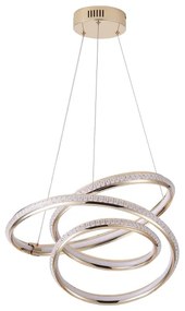 LED Luster na lanku LED/38W/230V 3000K 50x50 cm