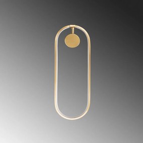 LED nástenné svietidlo v zlatej farbe Can – Opviq lights